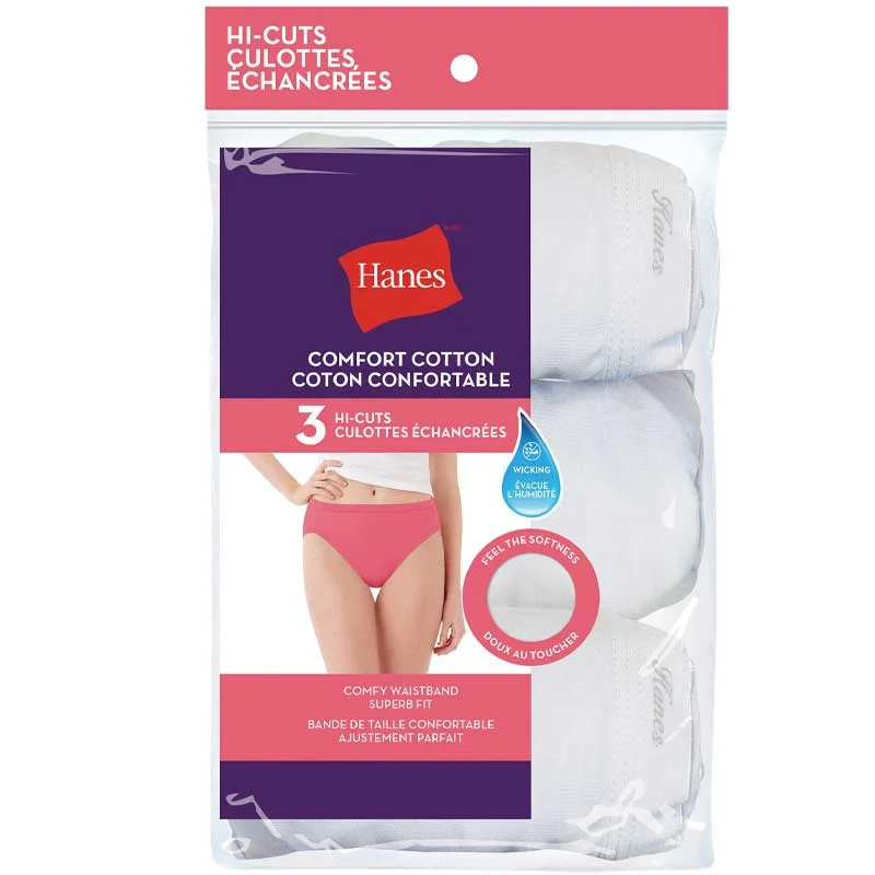 Hanes Ladies Hi-Cut 3 Pack