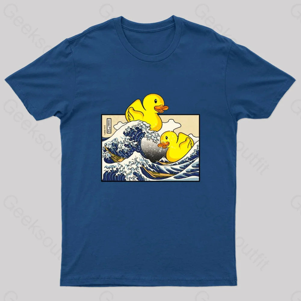 The Great Duck Off Kanagawa Geek T-Shirt