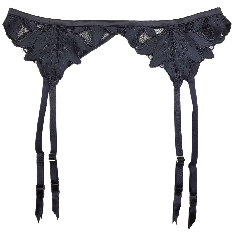 Fleur du Mal Lily Lace Garter Belt