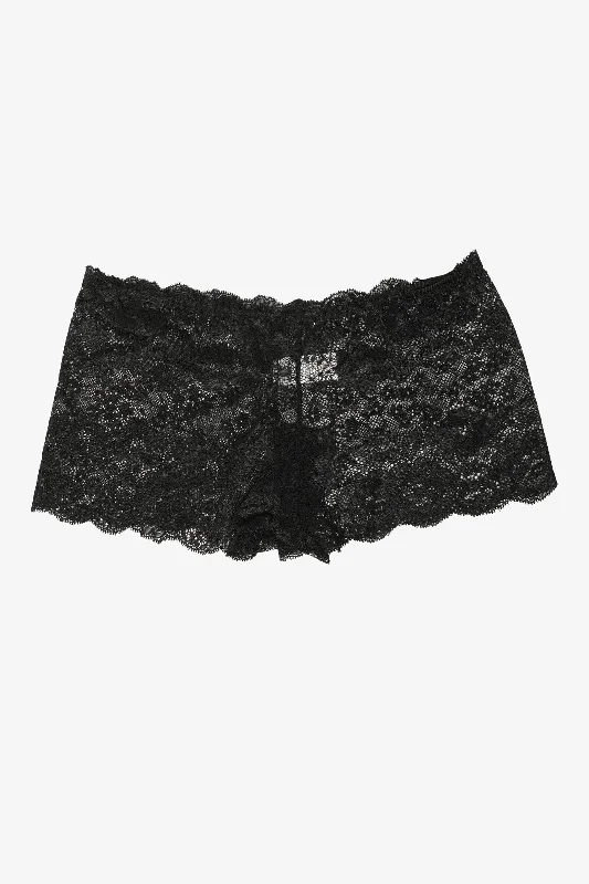 Boyshort Panty with Lace