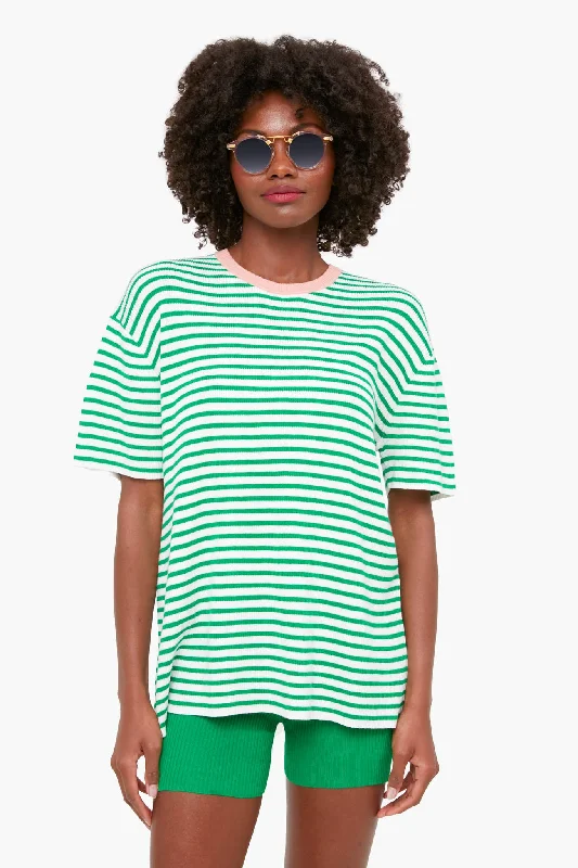 Green Stripe Tropez Lyla Knit Tee