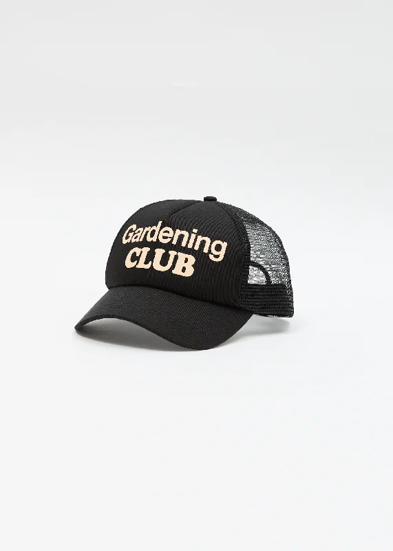 AFENDS Womens Gardening Club - Trucker Cap - Black