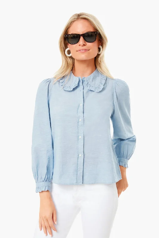 Light Chambray Hemmingway Top