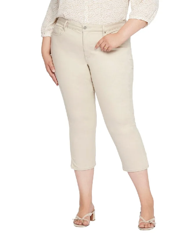 NYDJ Plus Chloe Feather Capri Jean