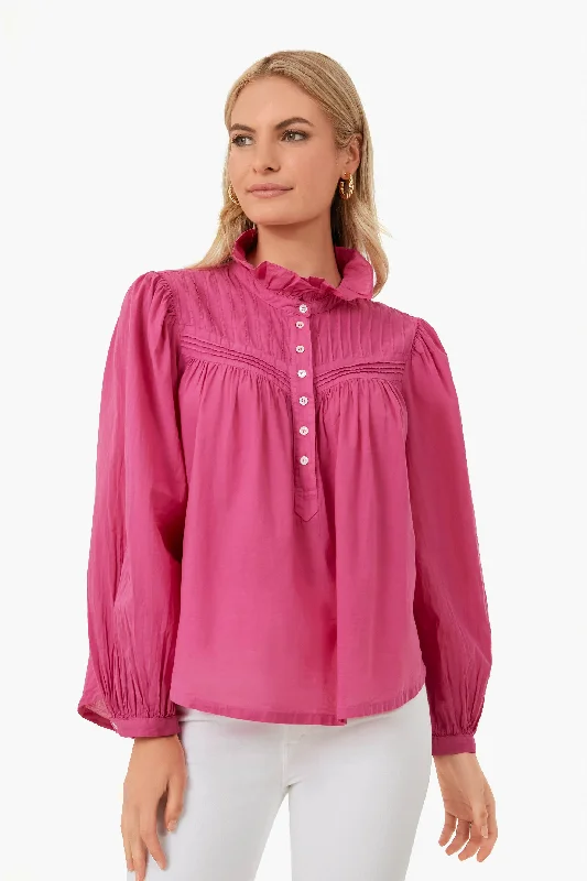 Magenta Pink Larsen Top