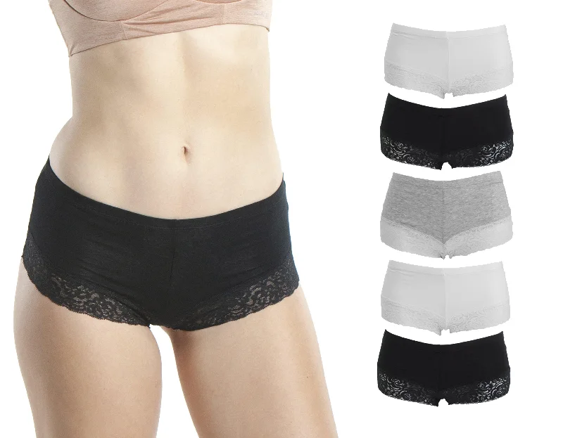 Everyday Lace Boyshorts | Pearl Palette