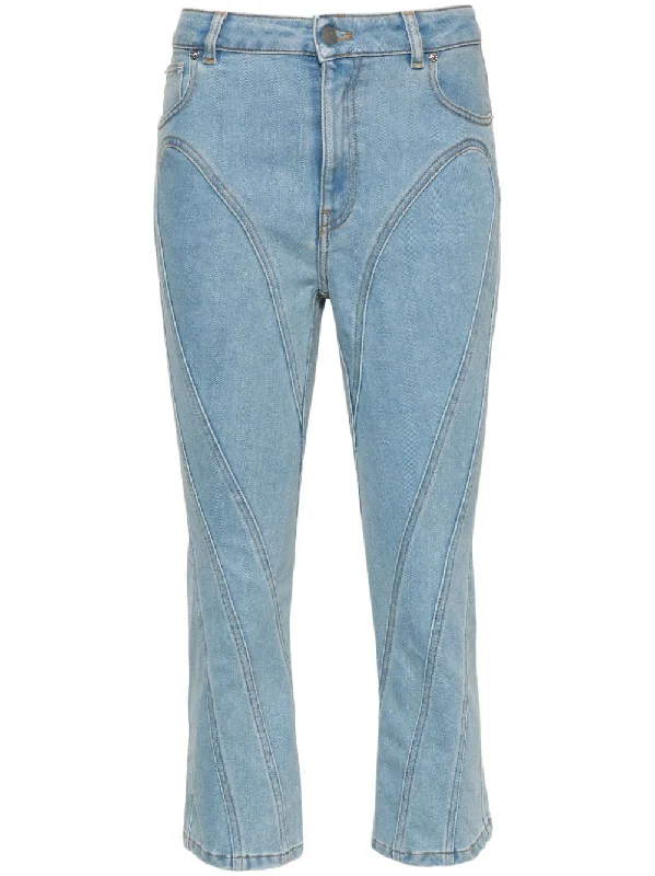 Mugler Pre Women's Jeans blue