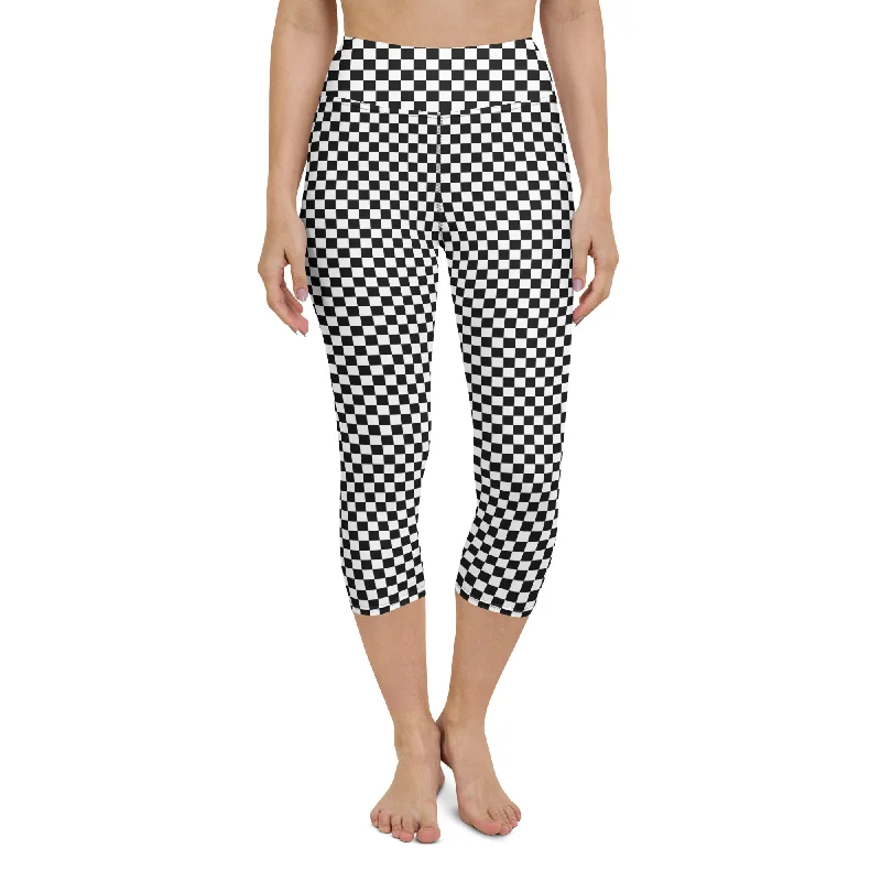 Checkered Yoga Capris