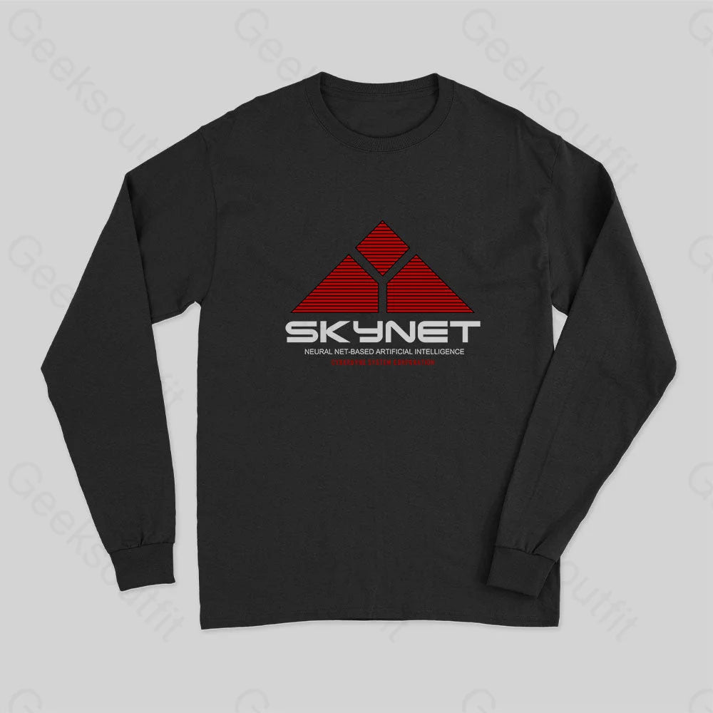 Skynet-Neural Net Based Artificial Intelligence Long Sleeve T-Shirt