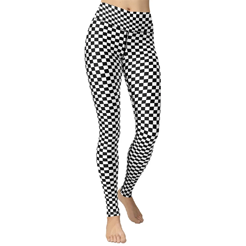 Checkered Yoga Leggings