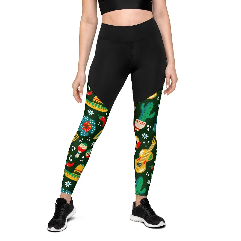 Cinco de Mayo Compression Leggings