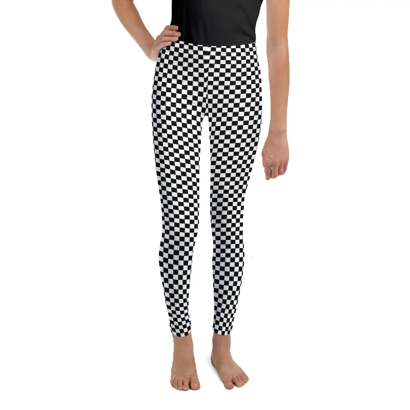 Checkered Youth Leggings