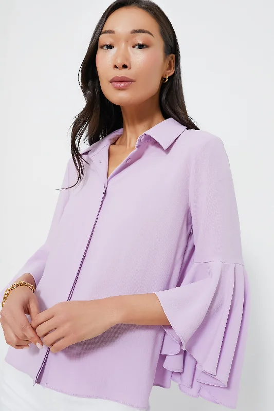 Lilac Norah Bell Sleeve Blouse