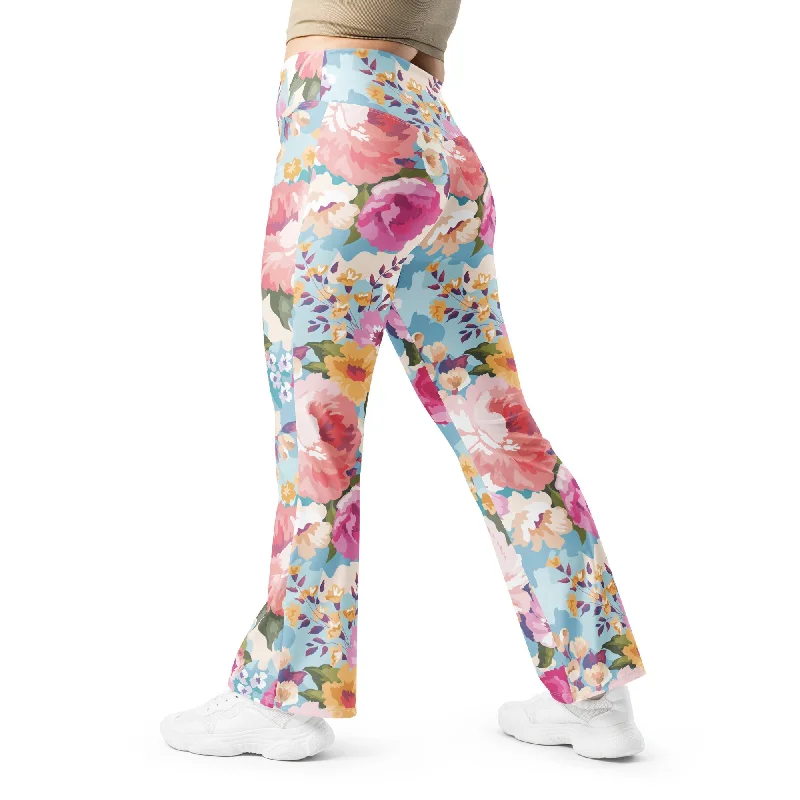 Flower Power Flare Leggings