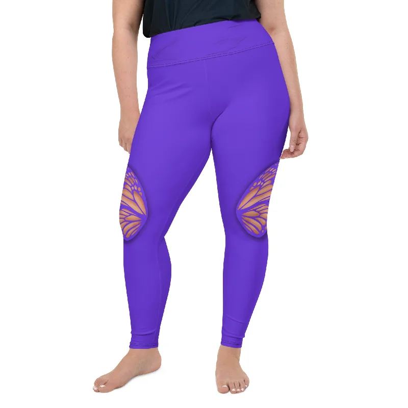 Butterfly Cut Out Plus Size Leggings