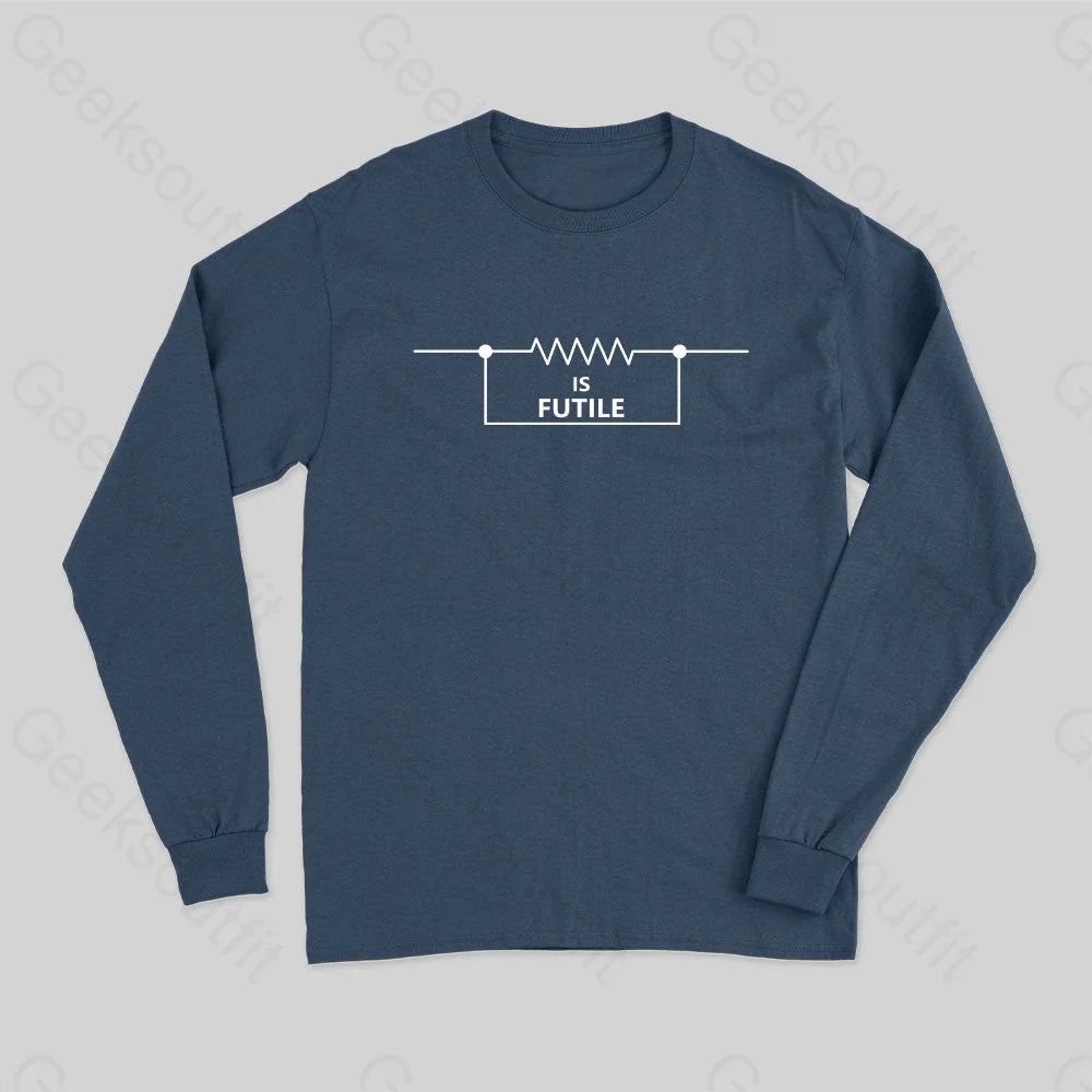 Funny Engineer Resistor Long Sleeve T-Shirt