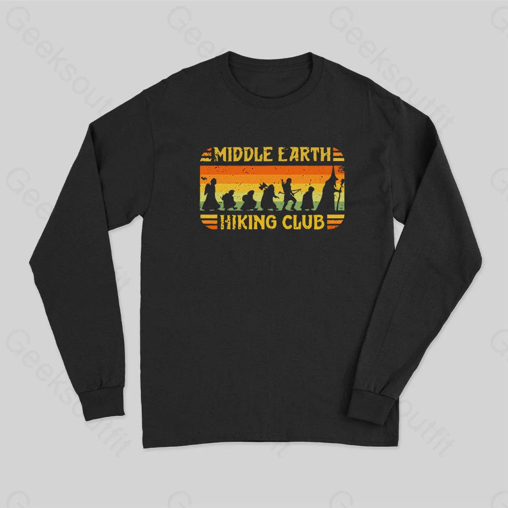 Middle Earth Hiking Club Long Sleeve T-Shirt