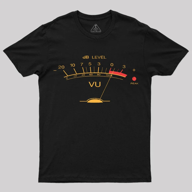 Volume VU Meter Vintage T-Shirt