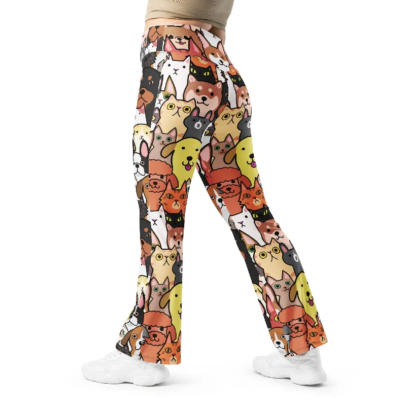 Cuteness Overload Flare Leggings