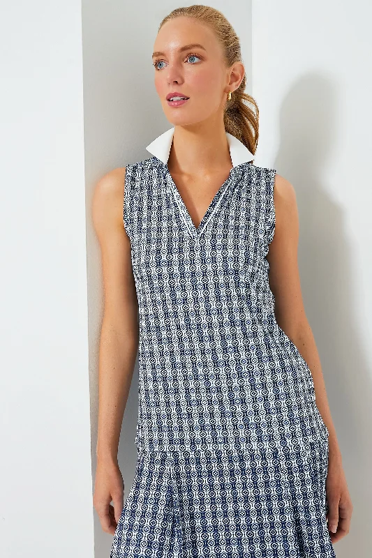 Lisbon Tile Sleeveless Caroline Polo