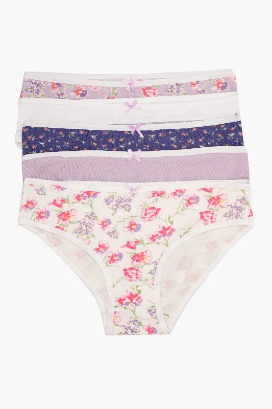 Pack of 5 Girly Brief Panties