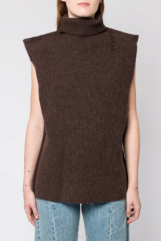 Marni Turtleneck Sleeveless Sweater