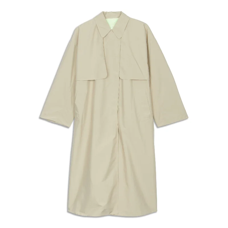 Oversized Tie-Waist Trench Coat - Resale