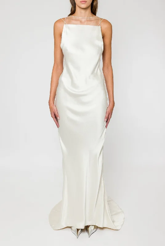 Maison Margiela Long Gown in White