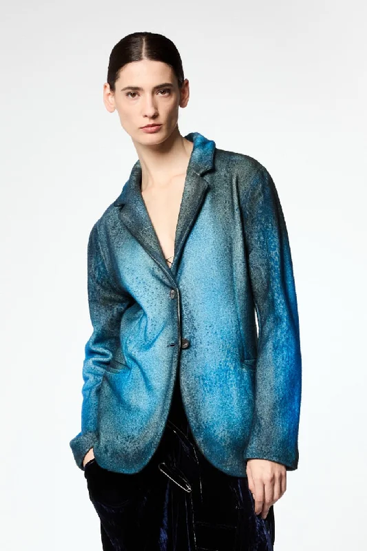 Felted Rever Jacket with Shadows