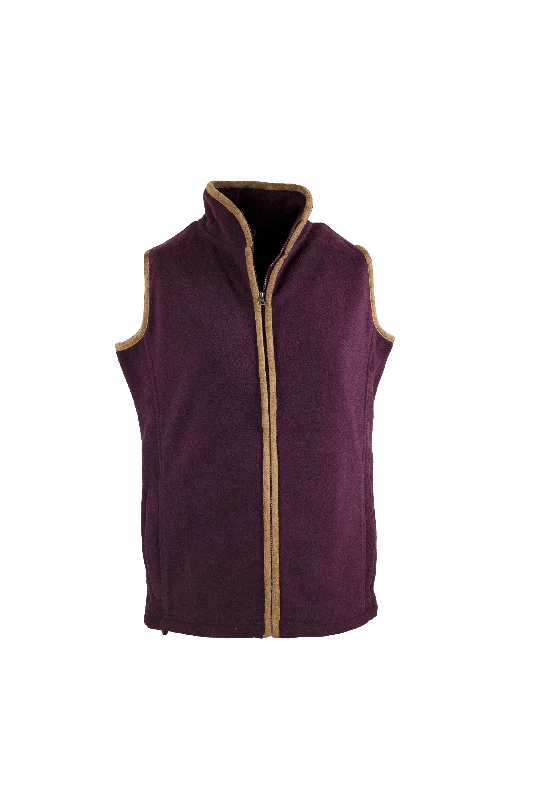 LF201 - Ladie's Fleece Gilet - PLUM