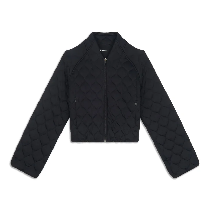 Quilted Bomber Jacket - Resale