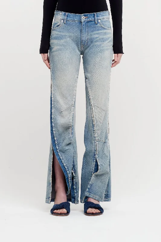 Y/Project Womens Hook and Eye Slim Jeans