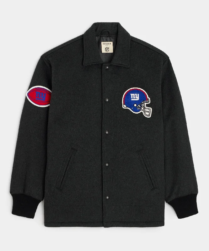 Todd Snyder + NFL by Fanatics Giants Cashmere Coaches Jacket