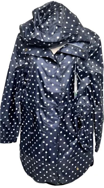 Rain Coat - Navy Spot