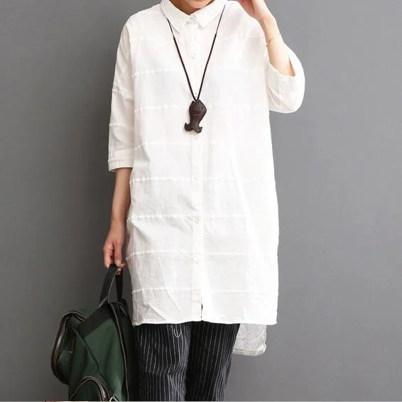 linen dress summer white dress plus size sundress