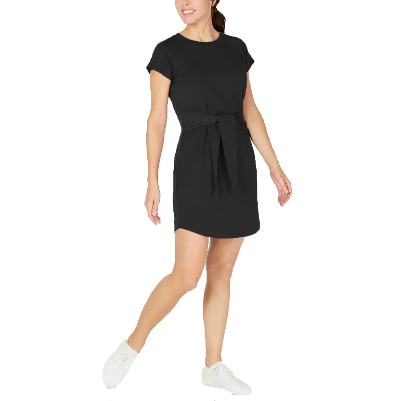 Ideology Women's Tie-Front Dress Black Size Small