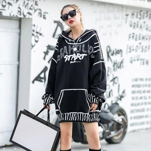 Letter Sweatshirt Fashion New Women Pullover 2020 Winter Plus Size Elegant Casual  Sweatshirt